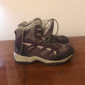 L.L bean hiking boots.